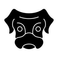 Fototapeta premium bulldog animal element