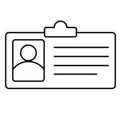 Identity Card Icon