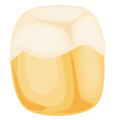 illustration of thai milk bun