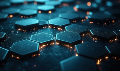 DNA Hexagon Pattern Genetic Engineering Molecular Structure Biochemistry Biotechnology Healthcare Technology Innovation