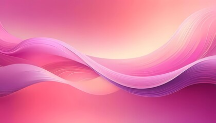 Soft, pastel waves dance gracefully against a warm, dreamy backdrop, inviting viewers to lose themselves in the tranquil harmony of colors and shapes, creating a soothing atmosphere Generative AI