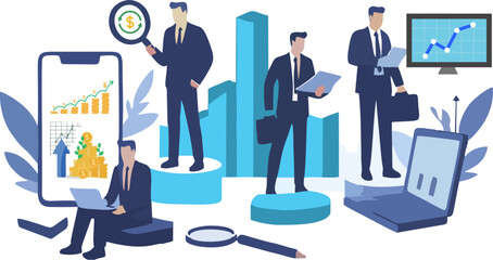 Business vector illustration 