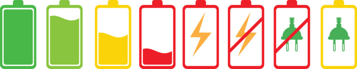 battery charge symbol icon in vector