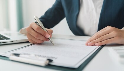 CEO signing the contract