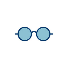 Glasses icon vector isolated on white background. Stylish Eyeglasses. Glasses vector. Optical concept