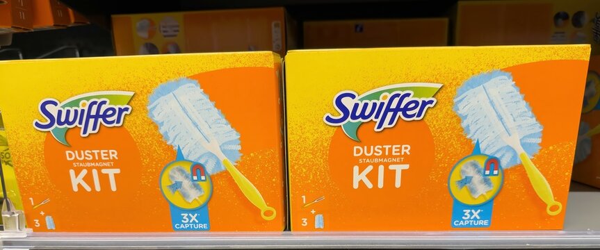 Swiffer Duster Kit for Easy Cleaning Tasks - FRANKFURT, GERMANY - MARCH 21, 2025