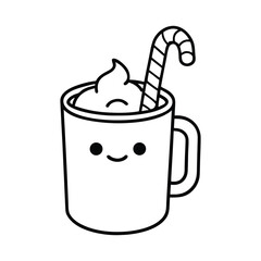 vector illustration of a tin can