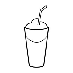 vector illustration of a drink