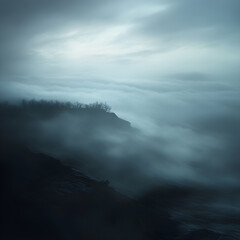 Ethereal Dissolution: Capturing the Ephemeral Nature in Fog