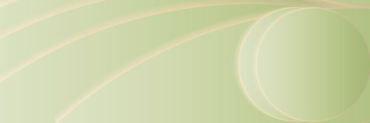 Vector orange background curve element with green space for text and message design, overlapping layers