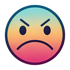 vector illustration of a funny face