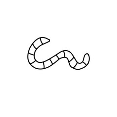 worm outline