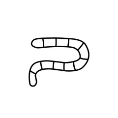 worm outline