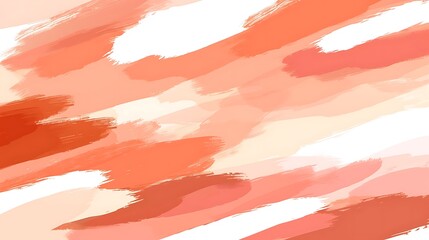 Abstract artwork featuring diagonal brushstrokes of several orange hues