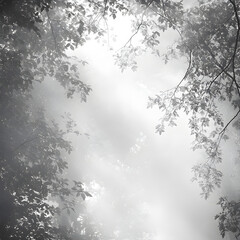 Ethereal Mists Enshroud the Whispering Woods: A Dreamlike Ballet of Light and Mist Painting Nature