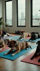 yoga dogs