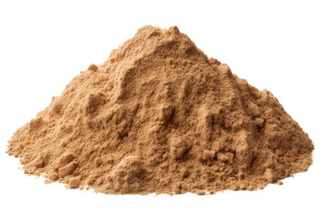 Isolated Desert Sand on transparent background