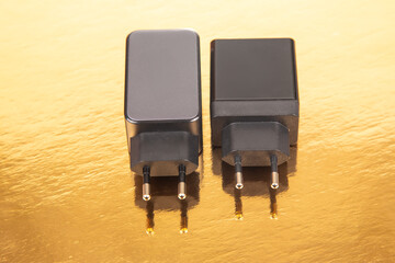 Charging plug with plug connector for modern gadgets