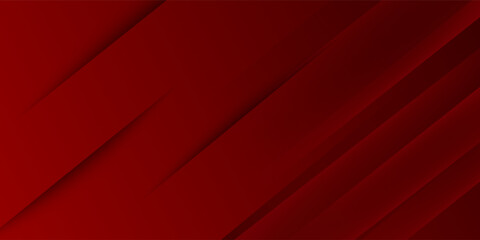 Fototapeta premium Red line with white architecture futuristic background minimal concept vector illustration subtle design.