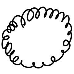 Abstract Scribble Line, Doodle Line 