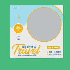 Explore the World Facebook and Instagram Posts For Travel Agency - Book Your Dream Vacation Today. Perfect Vacation, Affordable Getaways, Customized Tours, Exclusive Deals Now!


