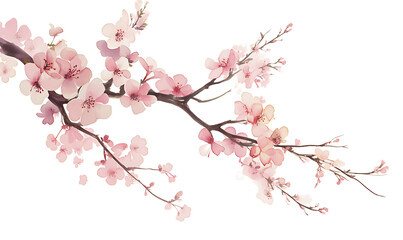 Floral flower vector Illustrations on white background