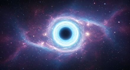 Black Hole Cosmic Nebula Space.