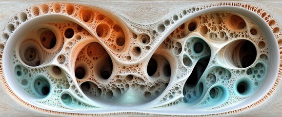 Intricate, organic, abstract forms
