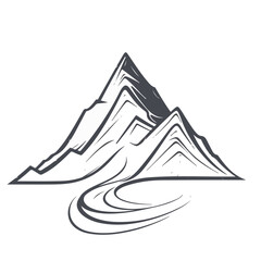 Vector Mountain Flow Design