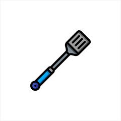 kitchen spatula isolated on white background
