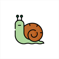 funny snail cartoon