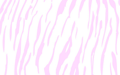 Zebra print, animal skin, tiger stripes, abstract pattern, line background, fabric. Amazing hand drawn vector illustration. Poster, banner. violet lilac purple delicate pastel tone color stripes white