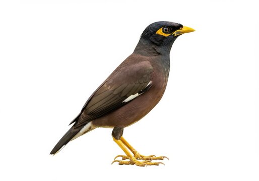 Common myna bird full body