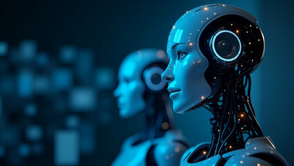 Explore next-gen AI robotics showcasing advanced machine intelligence and smart automation in stunning high-resolution stock imagery.