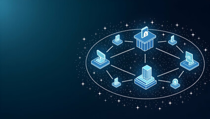 Advanced visual narrative illustrating CBDC interoperability frameworks enabling secure integration between central bank digital currencies and commercial financial systems through standardized protoc