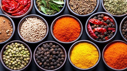 Vibrant Selection of Spices