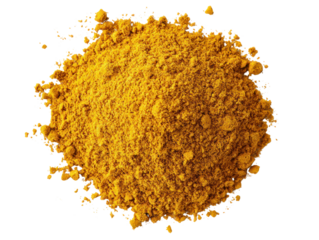 Vibrant condiment powder kitchen counter culinary image bright environment close-up view food concept