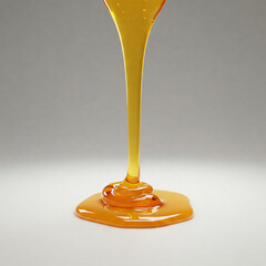 honey dripping from a spoon