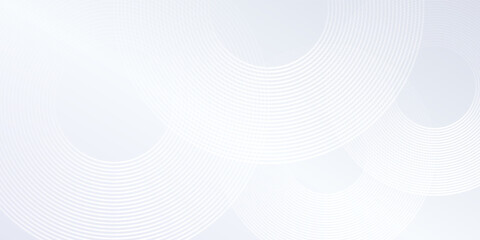 Simple grey background with dynamic circle design abstract