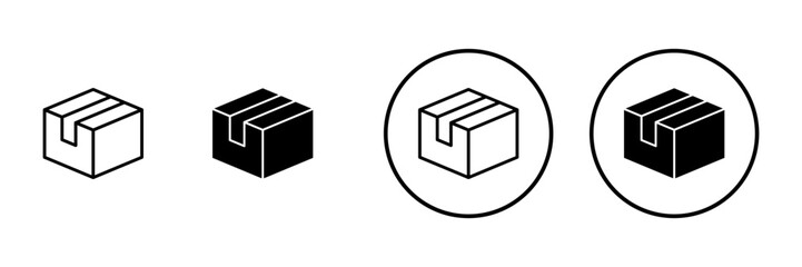 Box icon vector. box sign and symbol, parcel, package
