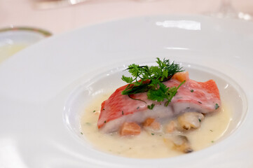 美味しい鮑のカルパッチョ