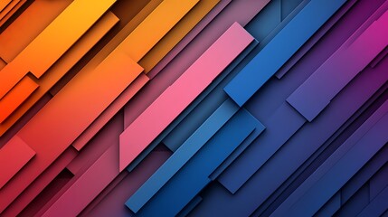 Obraz premium Abstract Colorful Diagonal Stripes Background.