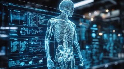 Digital human anatomy in medical visuals