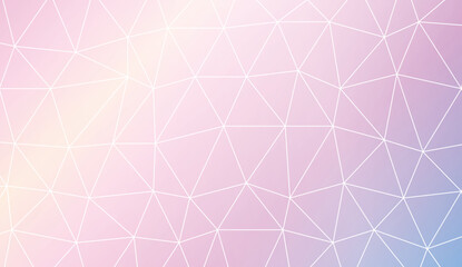 Fototapeta premium Low poly layout. For your idea, presentation, smart design Vector illustration. Creative gradient color.