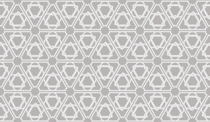 Hipster pattern with polygonal elements. Triangles style. Vector illustration. Light grey, brown color. Background for your business project. Advert, template screen. Seamless