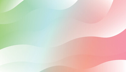 Modern Waves. Futuristic Technology Style Background. For Creative Templates, Cards, Color Covers Set. Vector Illustration with Color Gradient.