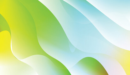 Template Abstract Background With Curves Lines. For Cover Page, Landing Page, Banner. Vector Illustration with Color Gradient.