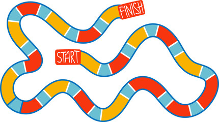 Snake Board Game Pathway