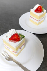 いちごのショートケーキ