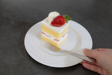 いちごのショートケーキ